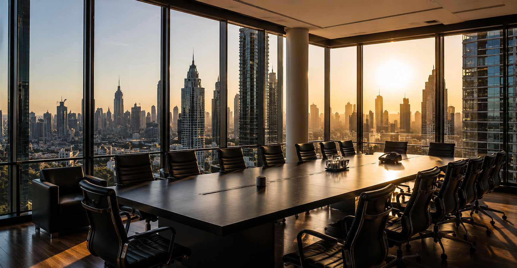 Corporate advisory boardroom